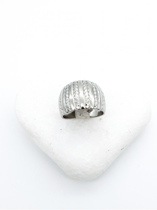 Δαχτυλίδι Braids ασημί