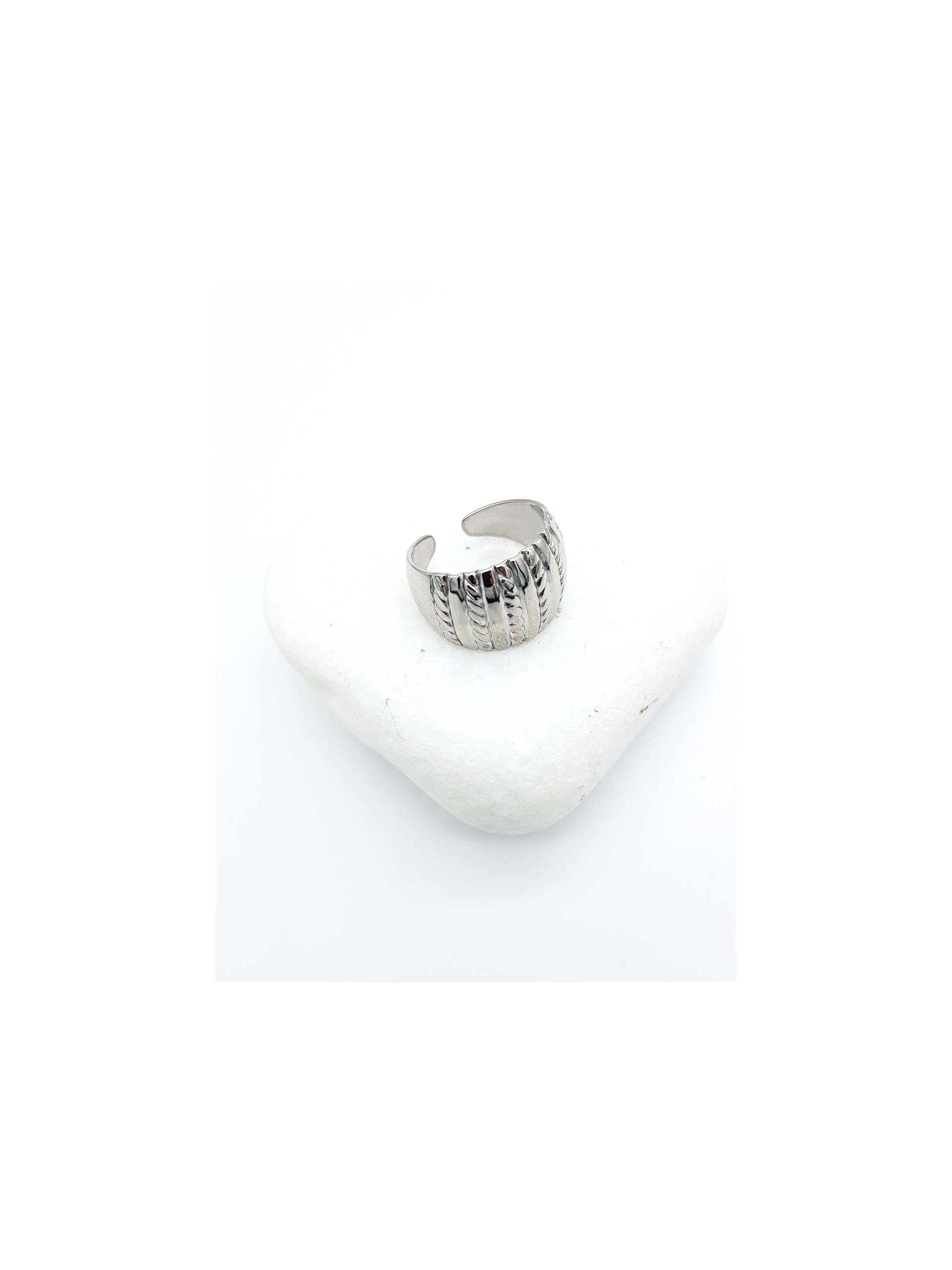 Δαχτυλίδι Braids ασημί