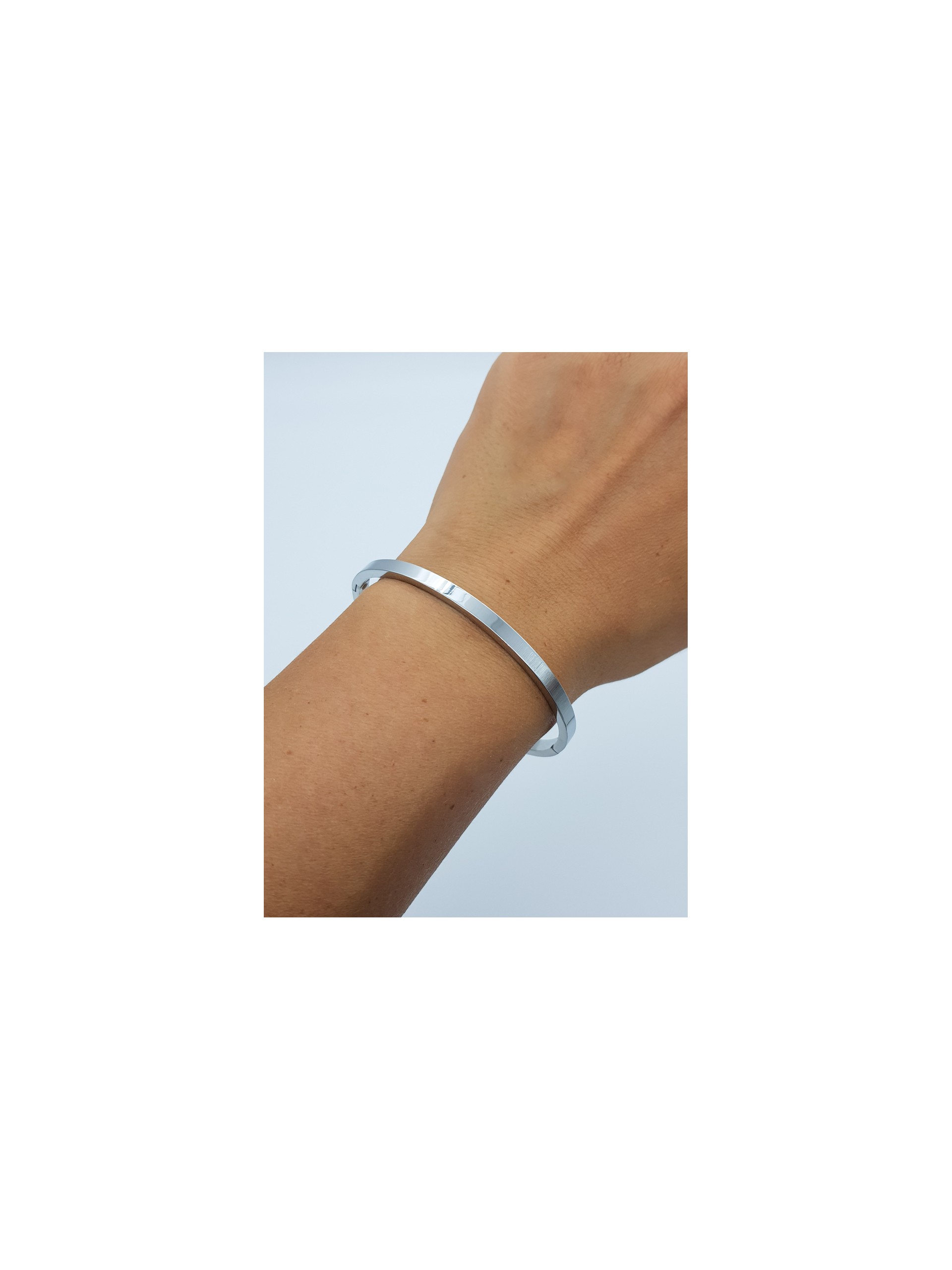 Χειροπέδα Discreet ασημί