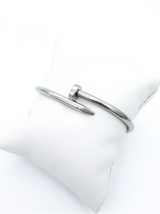 Χειροπέδα Καρφί ασημί