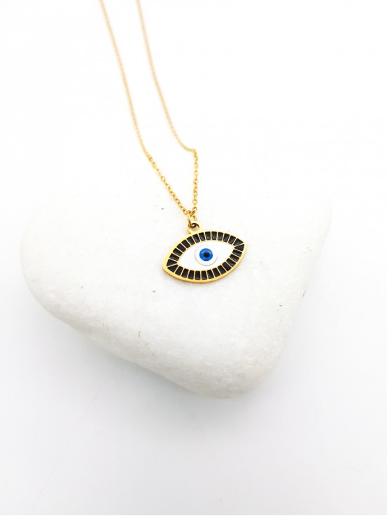 Κολιέ Eye Smalto χρυσό