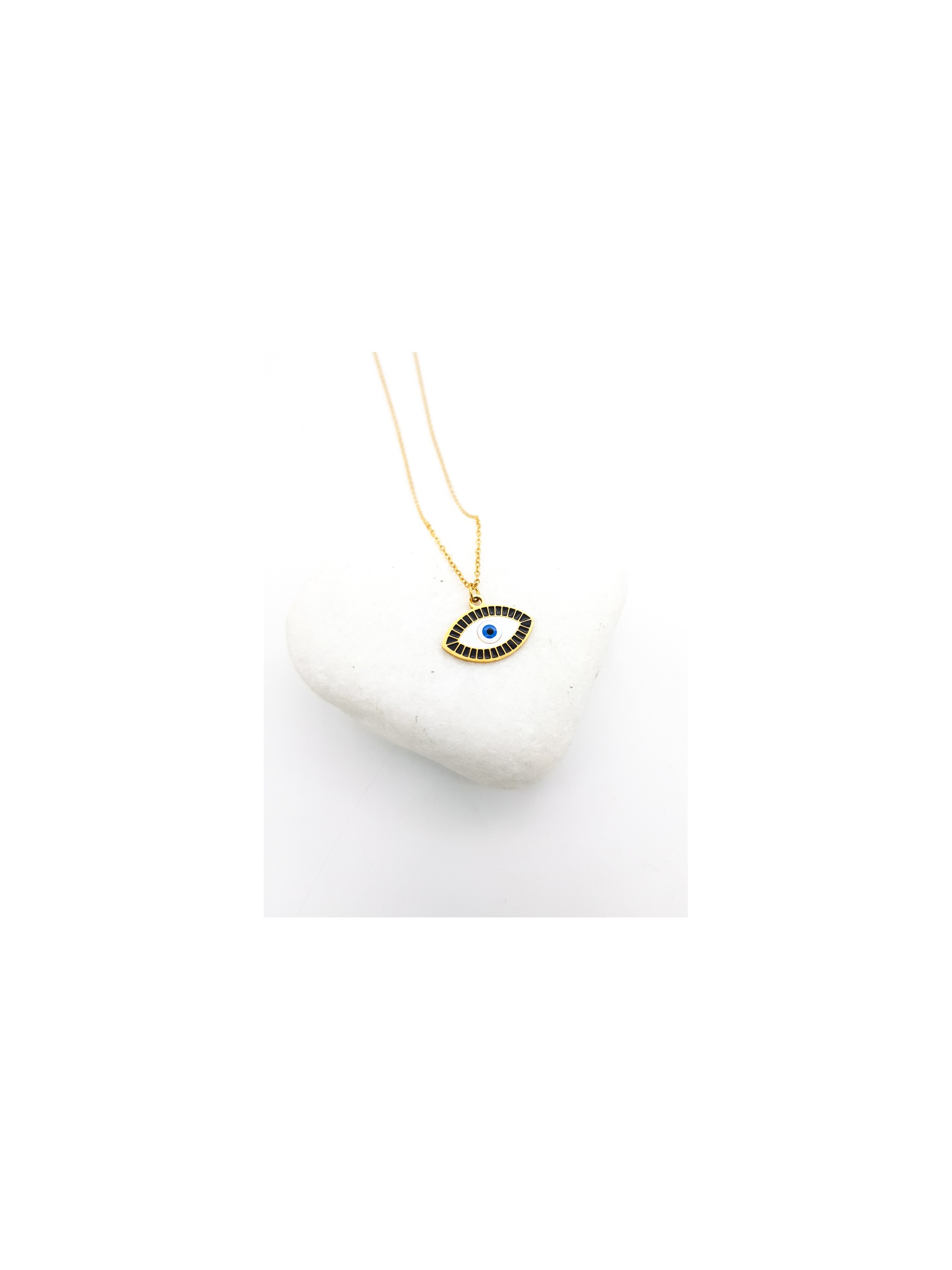 Κολιέ Eye Smalto χρυσό