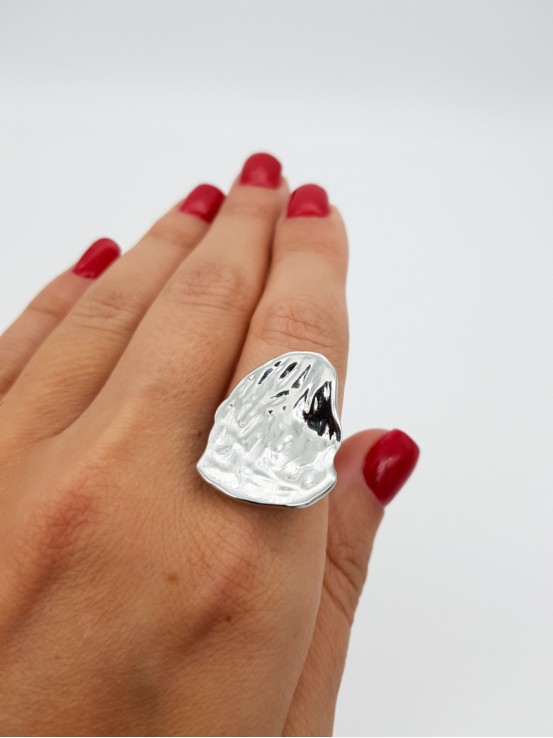 Δαχτυλίδι Strov ασημί