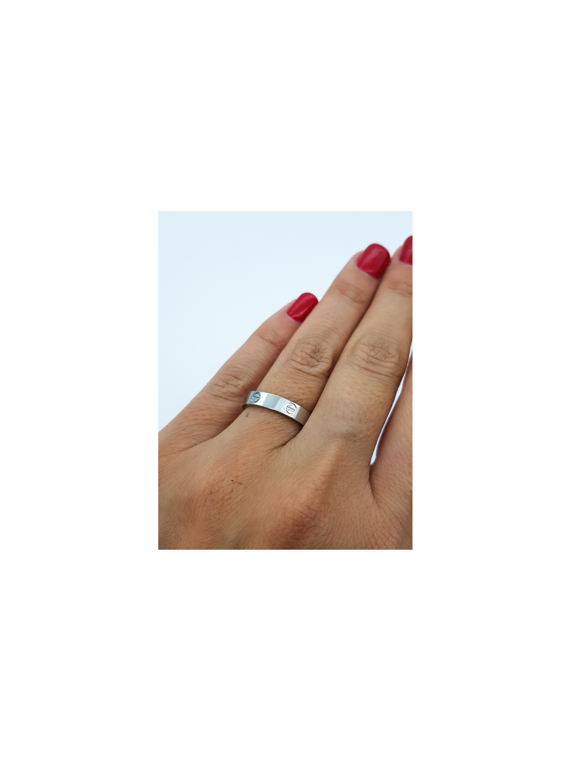 Δαχτυλίδι  Brand Love  ασημί