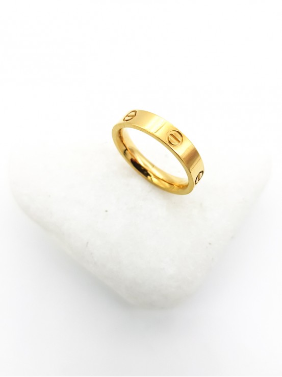 Δαχτυλίδι  Brand Love  χρυσό