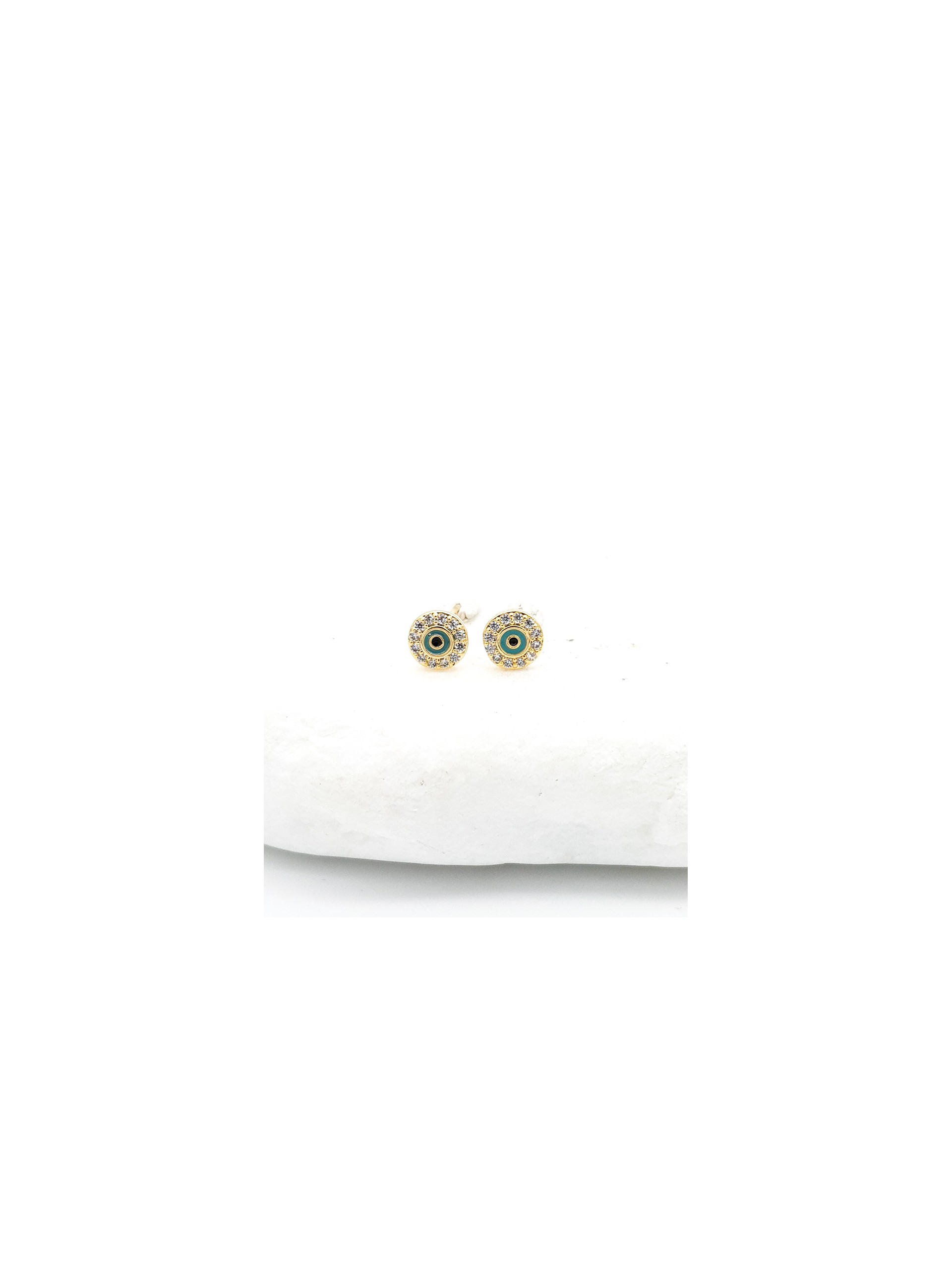 Σκουλαρίκια Mini Eyes χρυσά