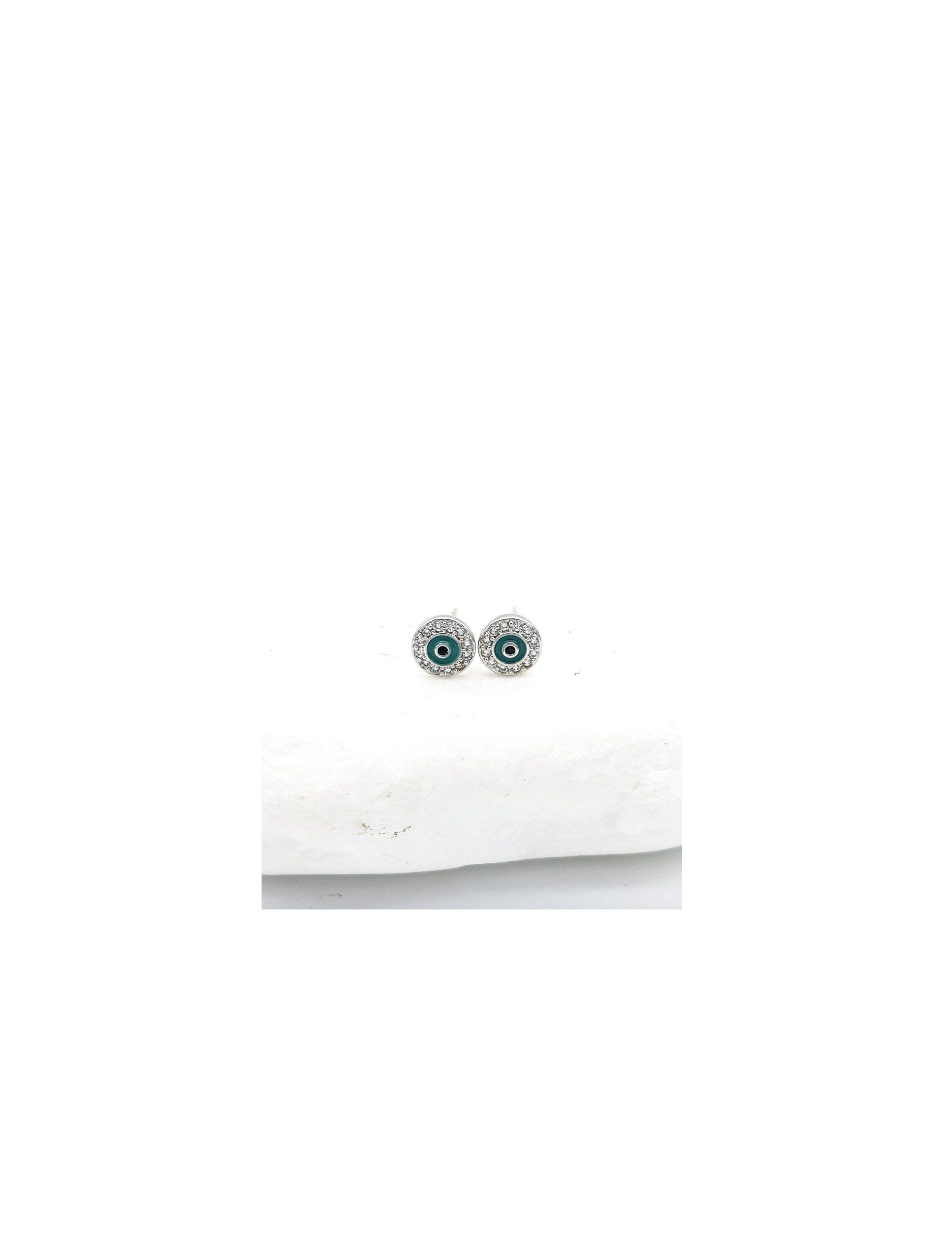Σκουλαρίκια Mini Eyes ασημί