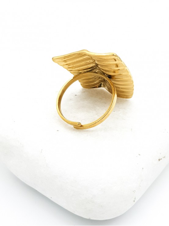 Δαχτυλίδι Shield χρυσό