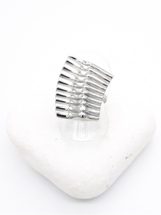 Δαχτυλίδι Shield ασημί