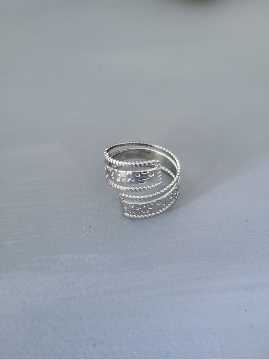 Δαχτυλίδι madame ασημί