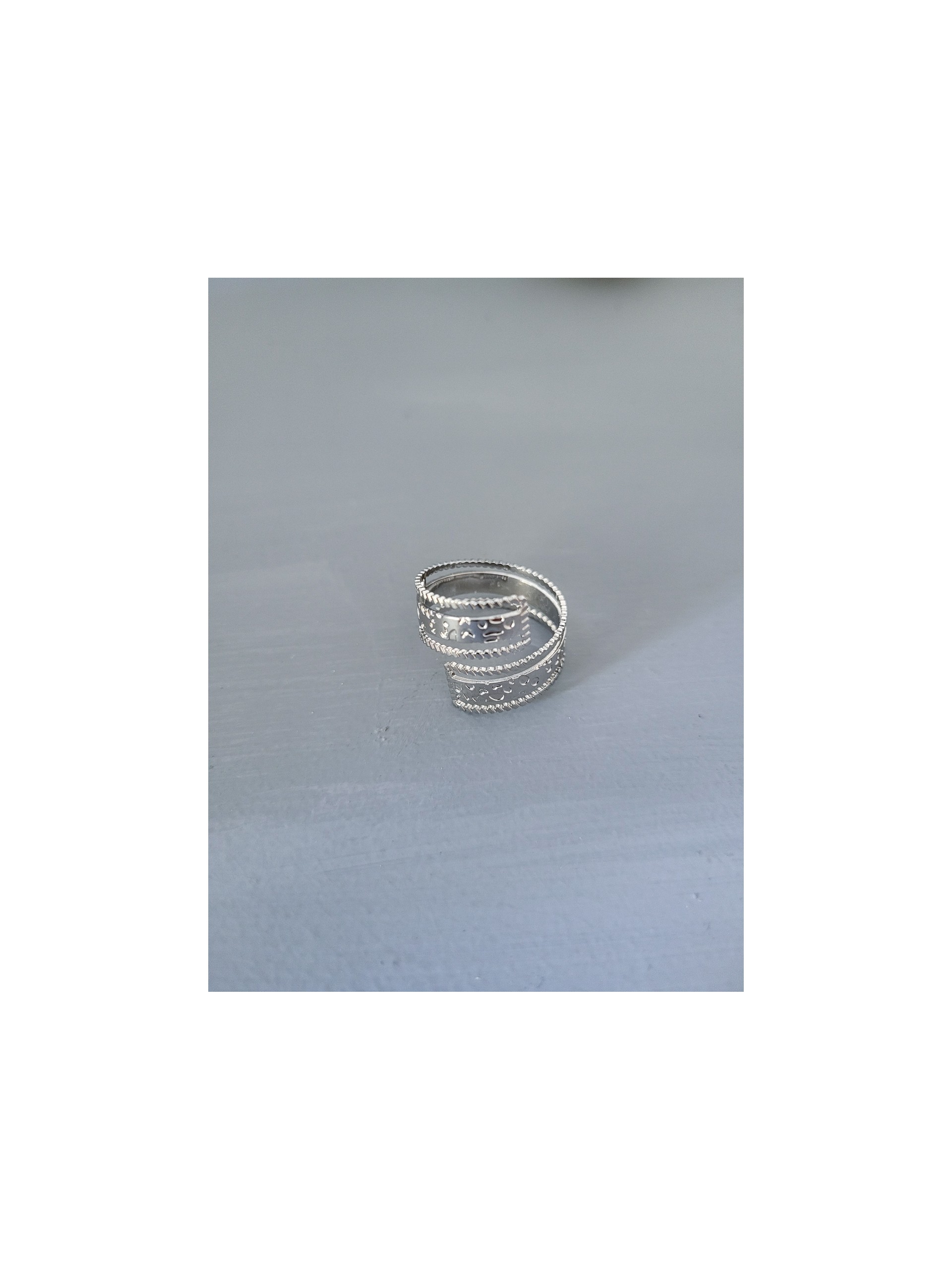 Δαχτυλίδι madame ασημί