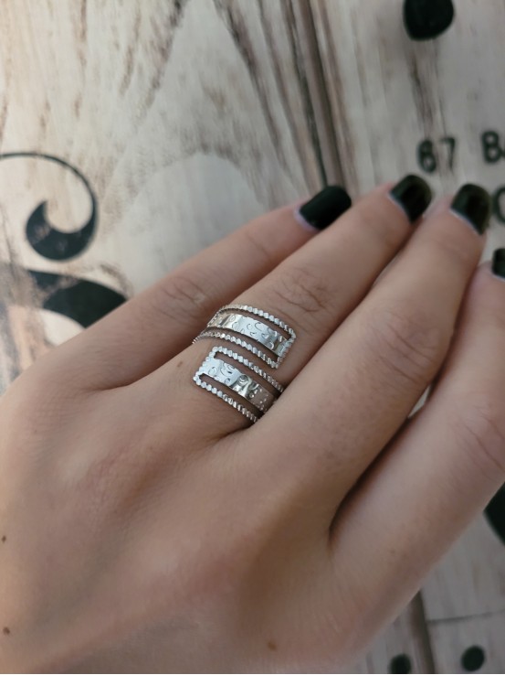 Δαχτυλίδι madame ασημί