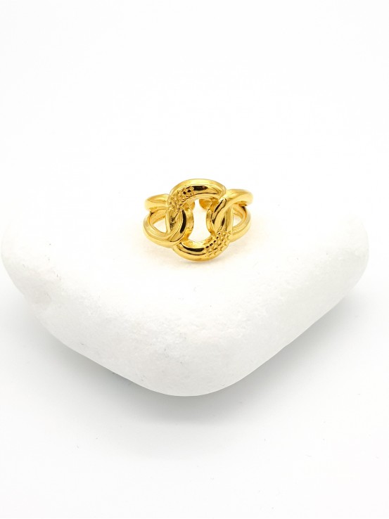 Δαχτυλίδι big chain  χρυσό