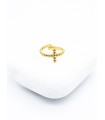 Δαχτυλίδι cross circles χρυσό