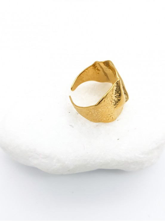 Δαχτυλίδι Silver Foil χρυσό