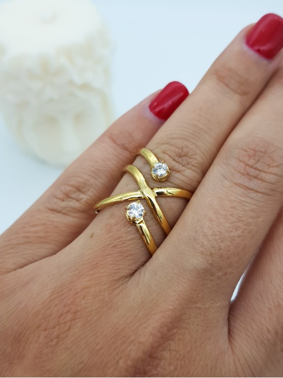 Δαχτυλίδι  Untamed χρυσό