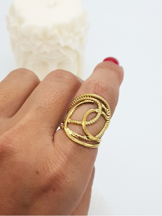 Δαχτυλίδι  Vintage χρυσό