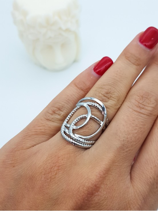 Δαχτυλίδι  Vintage ασημί