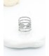 Δαχτυλίδι Six ασημί