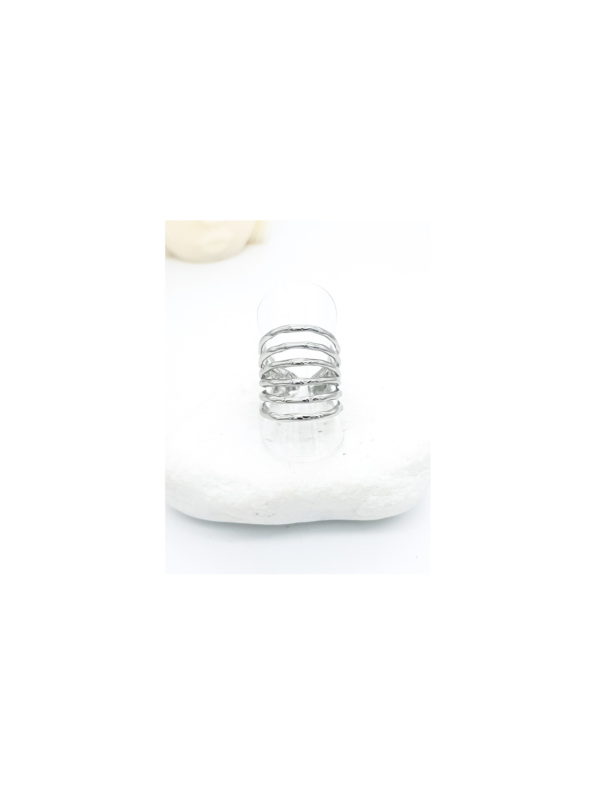 Δαχτυλίδι Six ασημί