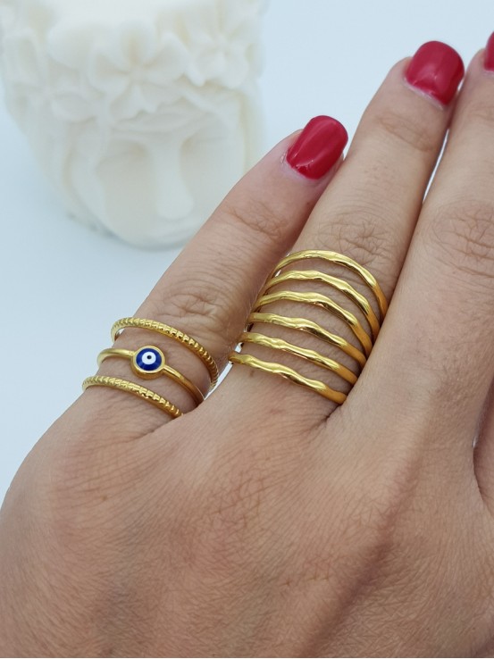 Δαχτυλίδι Six χρυσό