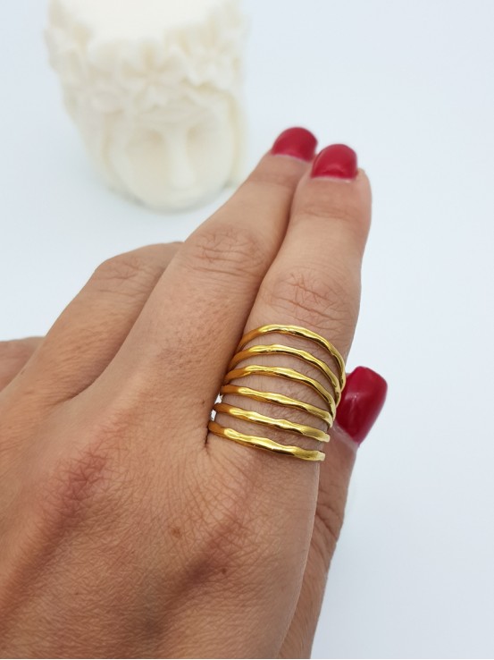 Δαχτυλίδι Six χρυσό