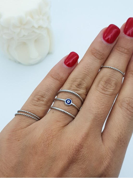 Δαχτυλίδι For All ασημί