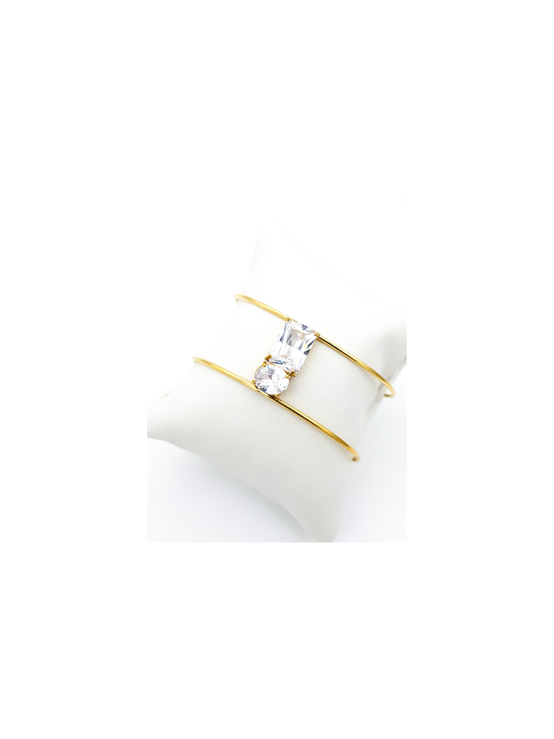 Χειροπέδα Crystals χρυσή