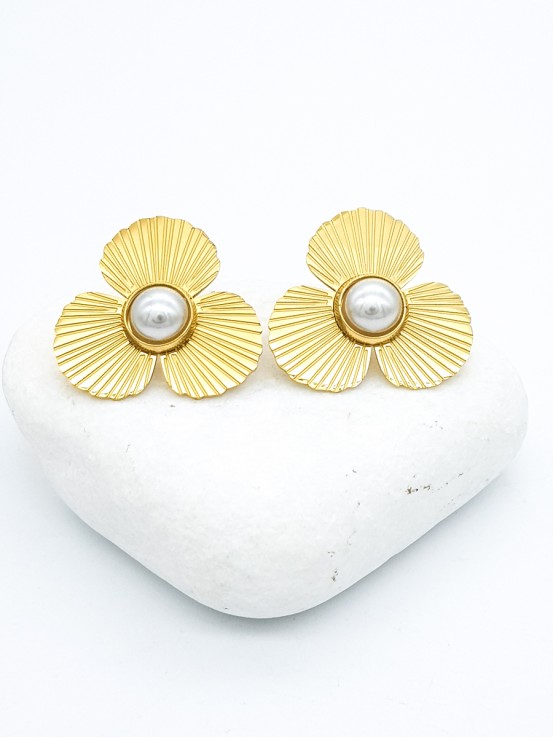 Σκουλαρίκια Magia χρυσά