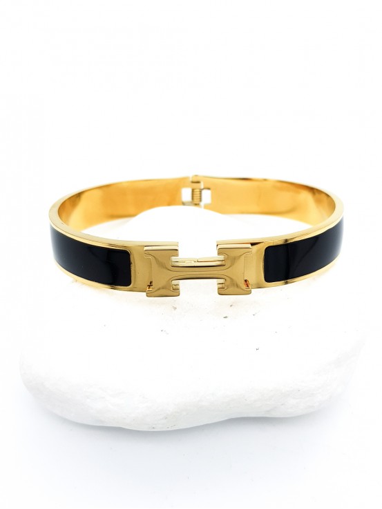 Χειροπέδα Her Black χρυσή