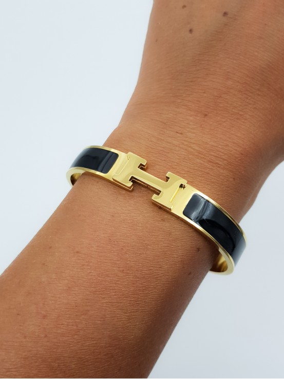 Χειροπέδα Her Black χρυσή