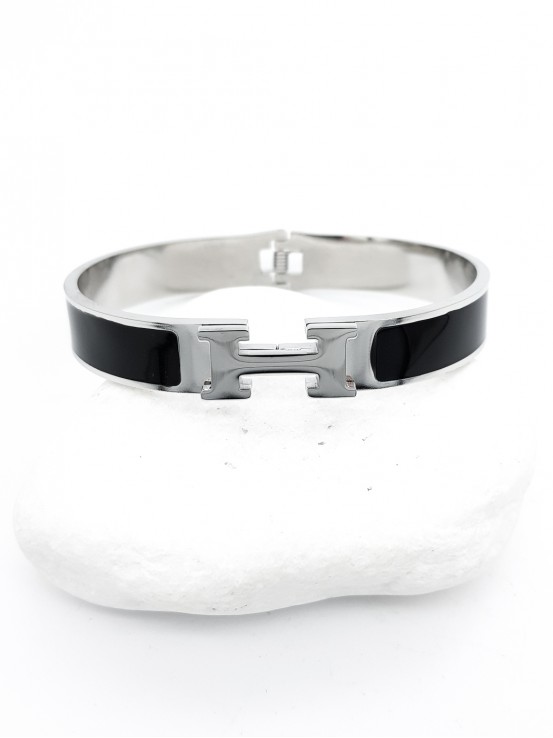 Χειροπέδα Her Black ασημί