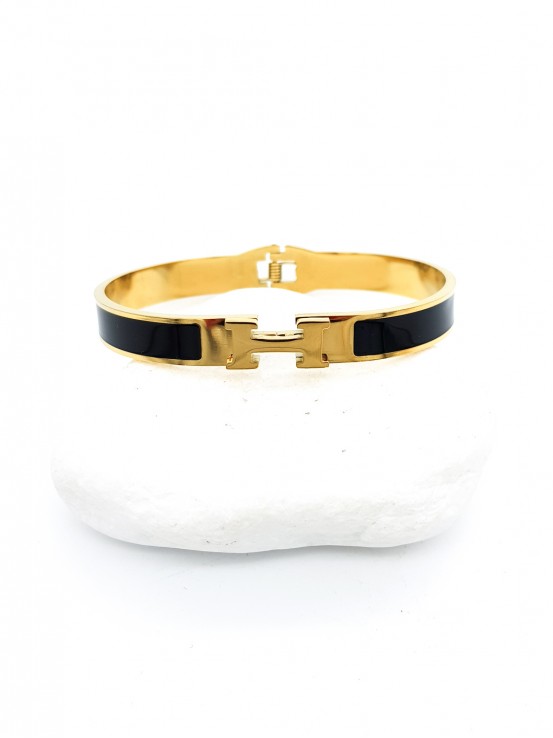 Χειροπέδα Her Black mini χρυσή