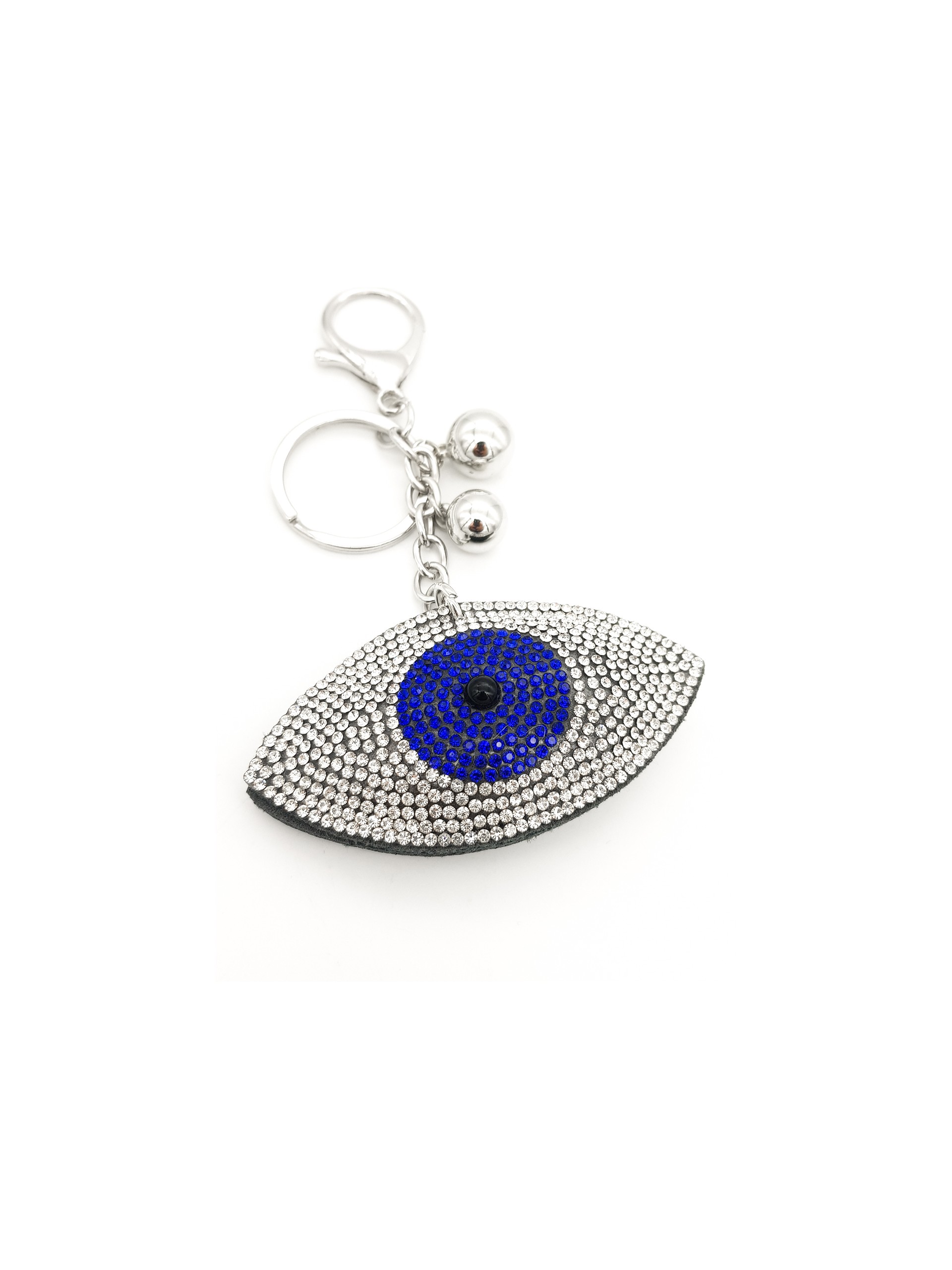 Μπρελόκ Eye Blue στρας