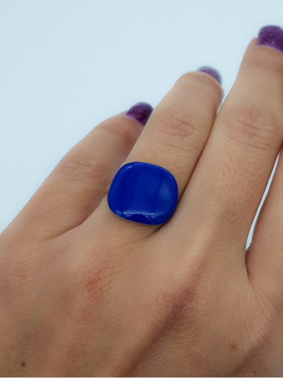 Δαχτυλίδι Mini Color μπλε