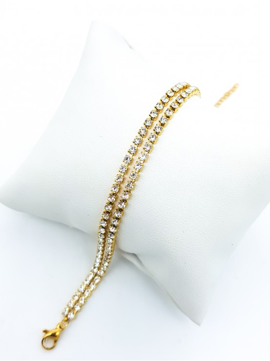 Βραχιόλι Double Magic χρυσό