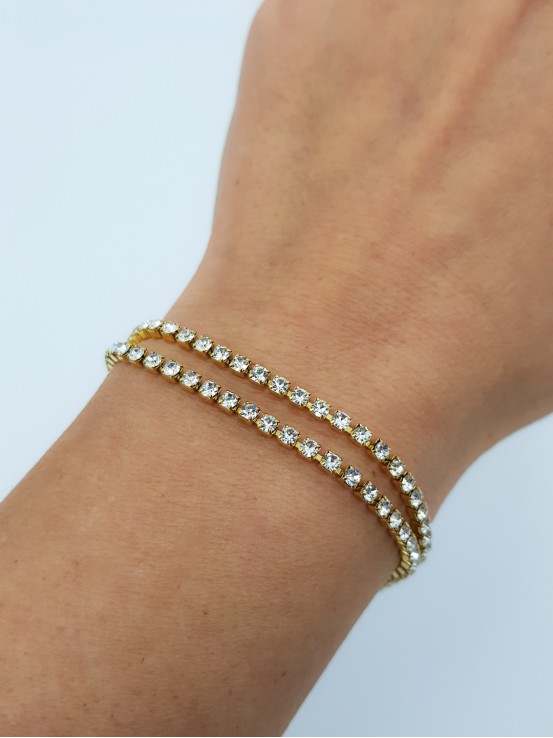 Βραχιόλι Double Magic χρυσό