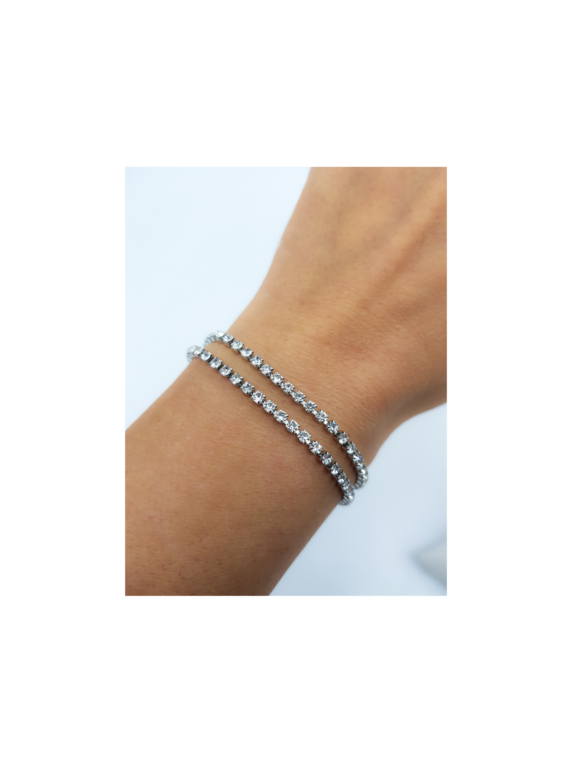 Βραχιόλι Double Magic ασημί