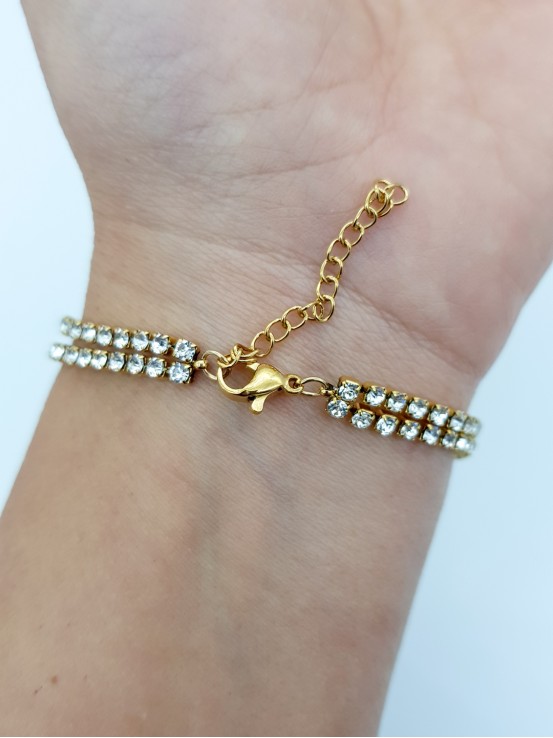 Βραχιόλι Double Magic χρυσό