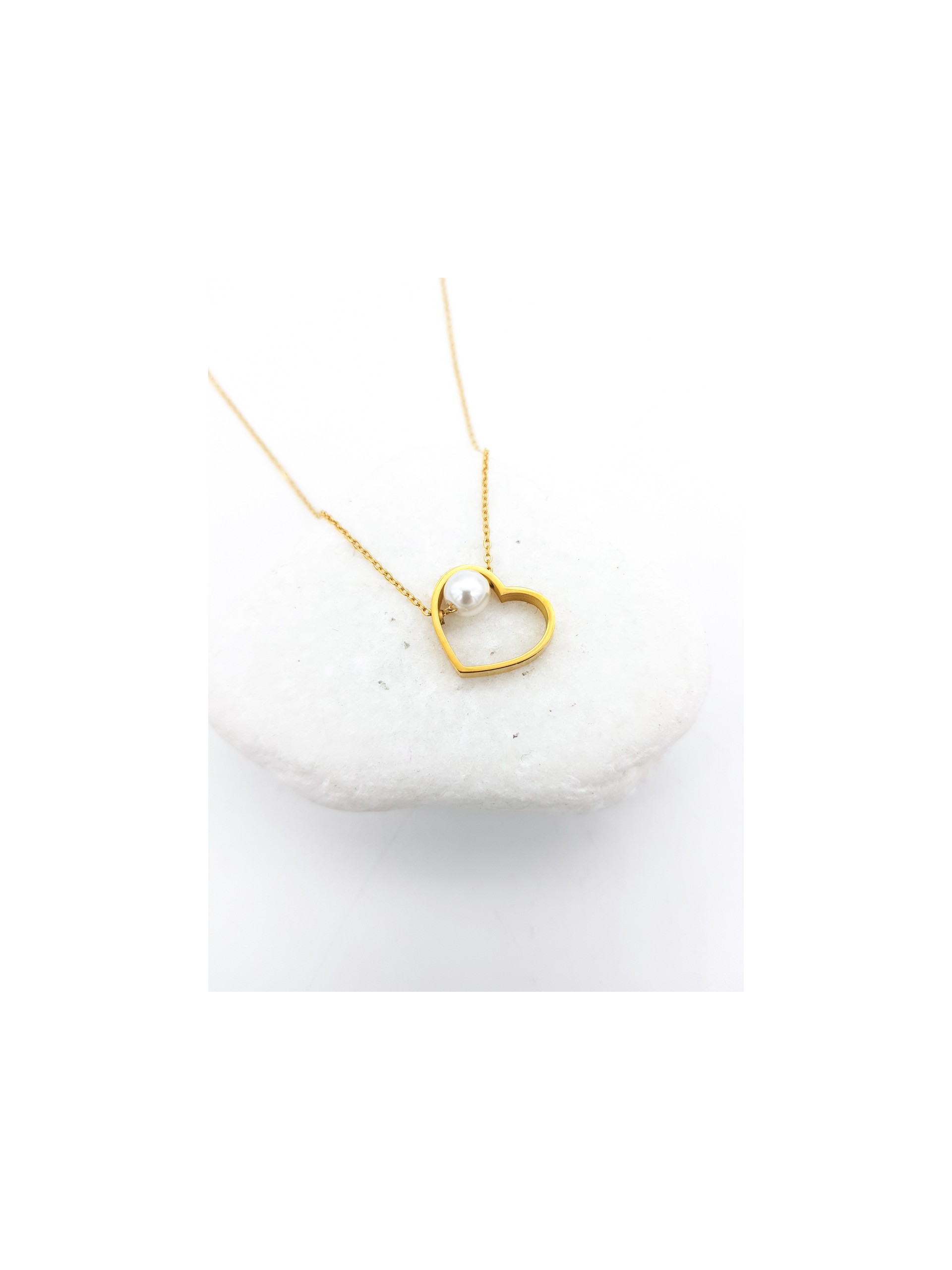 Κολιέ Stuffed Heart mini χρυσό