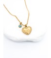 Κολιέ Heart Eye χρυσό