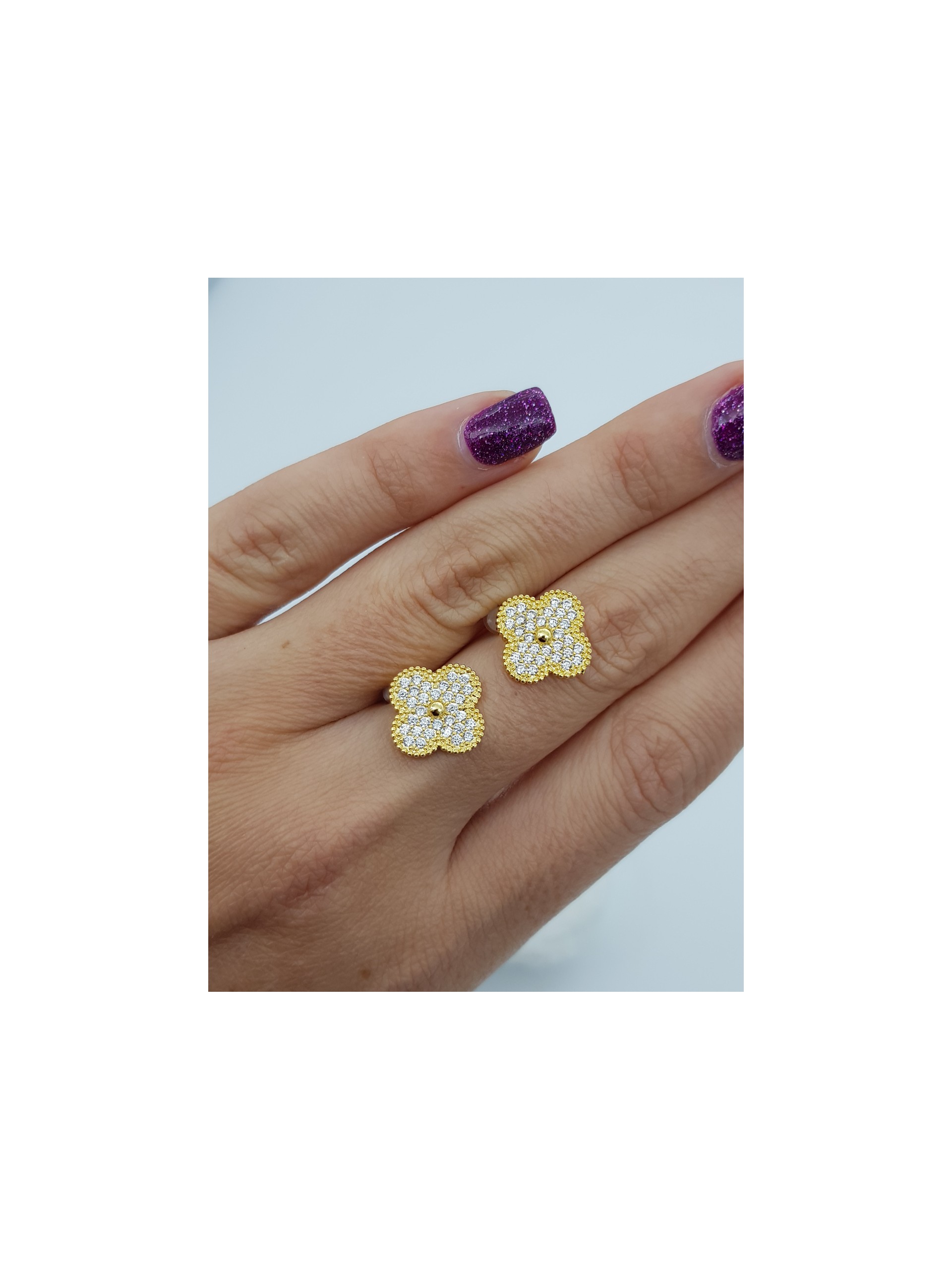 Σκουλαρίκια Mabel χρυσά