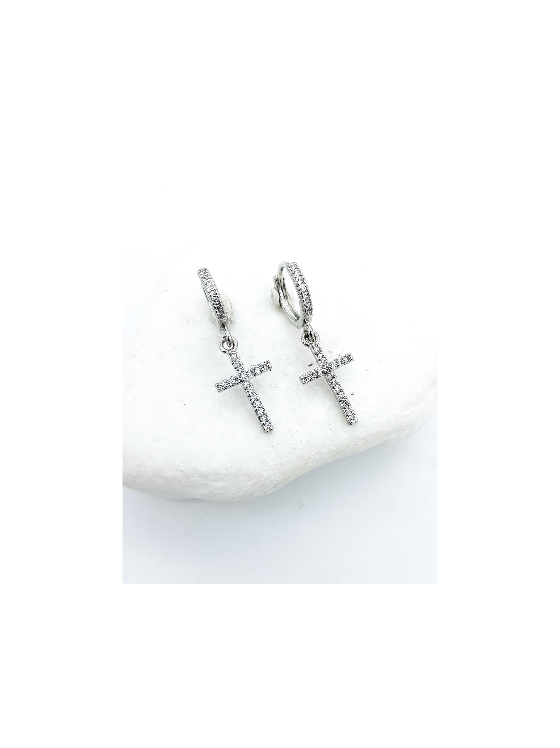 Σκουλαρίκια Hope ασημί