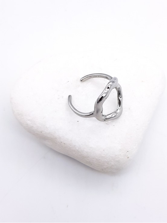 Δαχτυλίδι Rosa ασημί