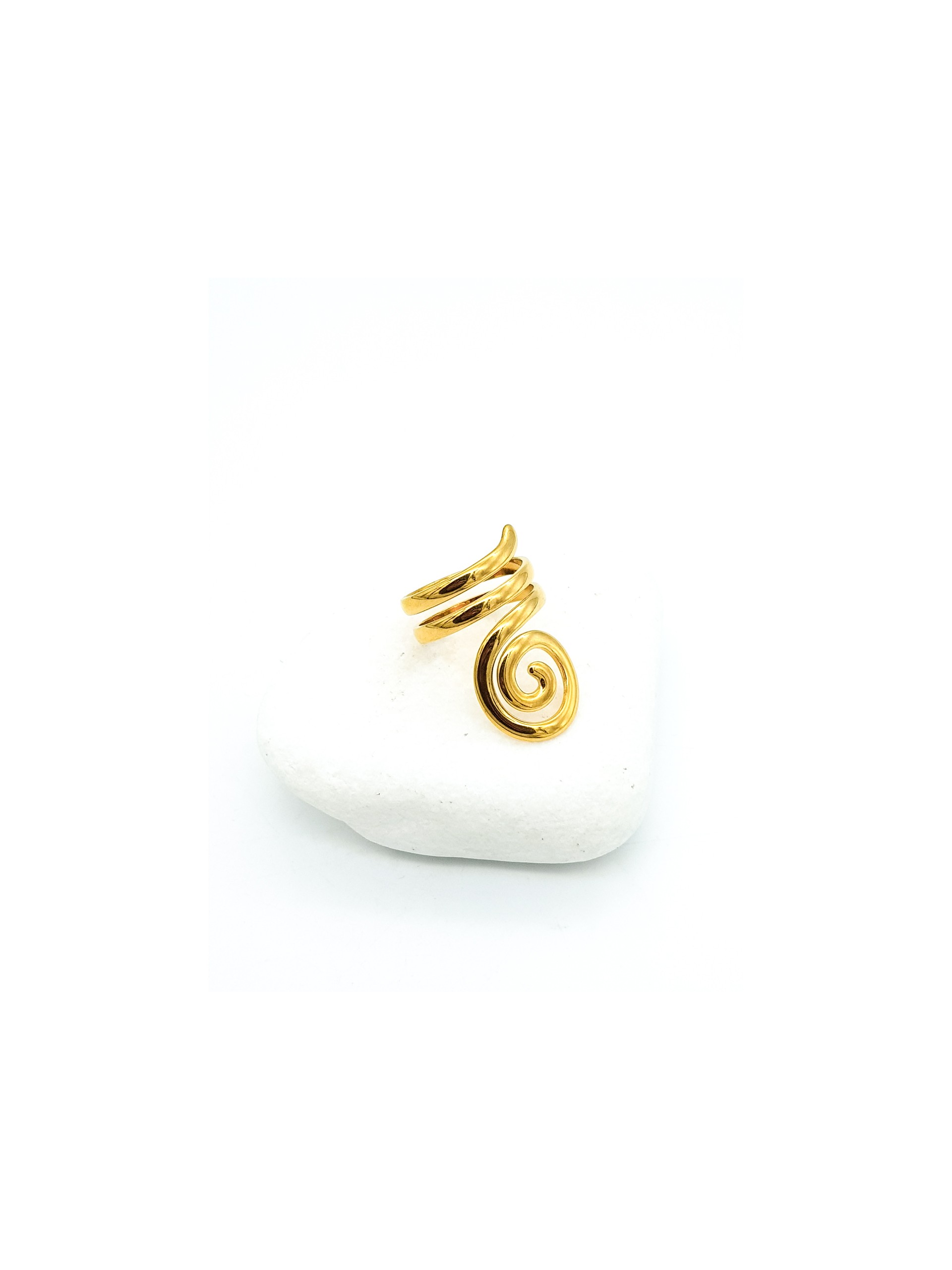 Δαχτυλίδι Spiral χρυσό