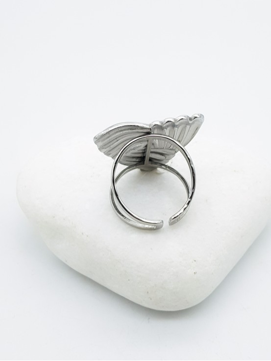 Δαχτυλίδι Triangle ασημί