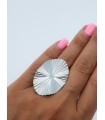 Δαχτυλίδι Sun ασημί