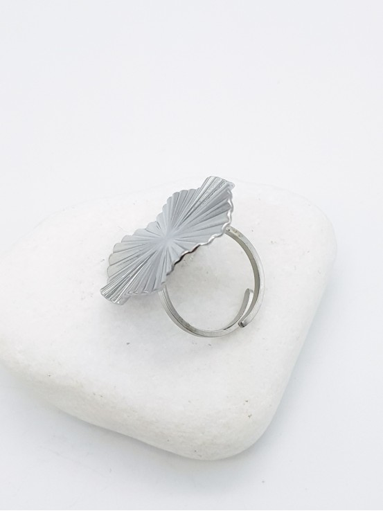 Δαχτυλίδι Sun ασημί