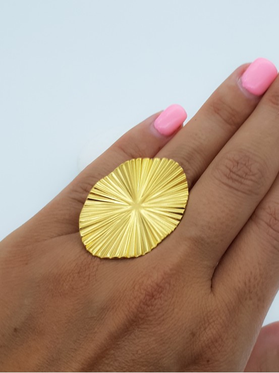 Δαχτυλίδι Sun χρυσό