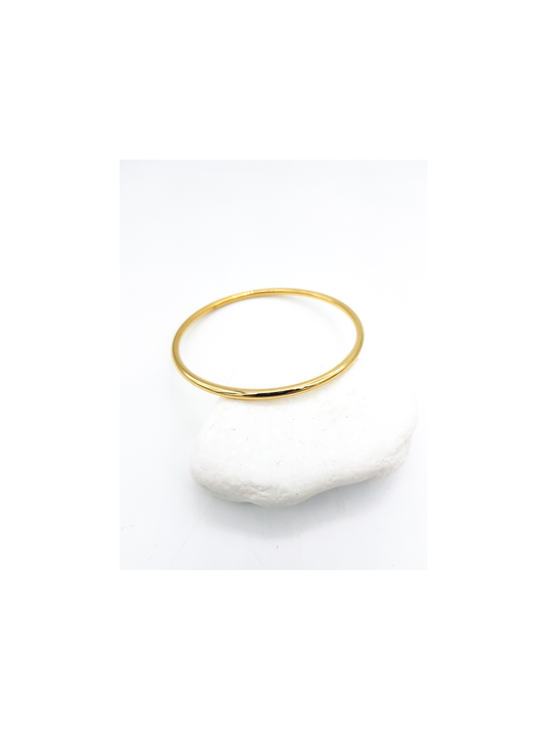 Χειροπέδα Simple Hoop 3mm χρυσή